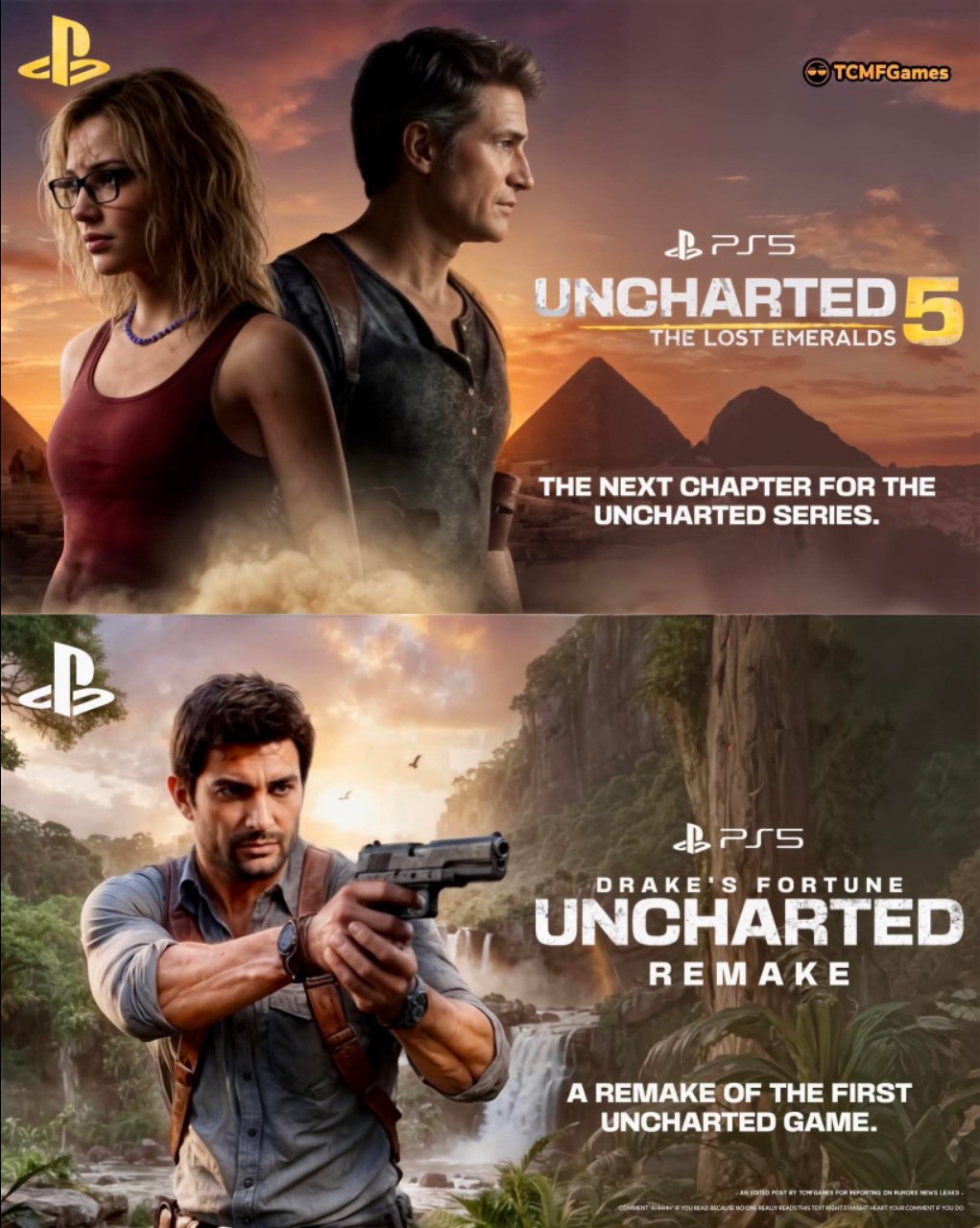 NEXT UNCHARTED PS5 GAME 🔥🔥

▫️A new Uncharted project is in the works per rumors