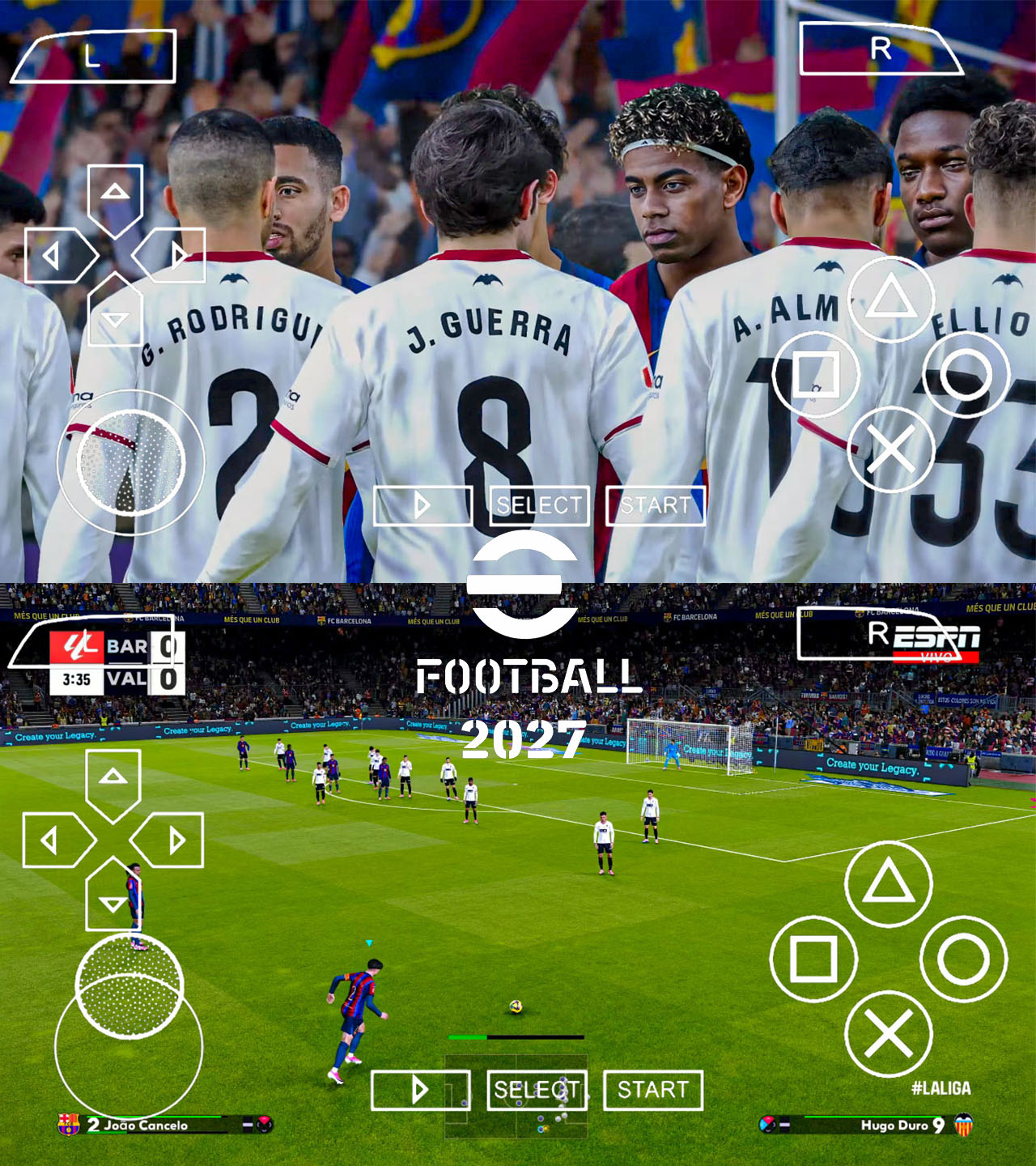 PES 2026 PPSSPP gameplay on Android