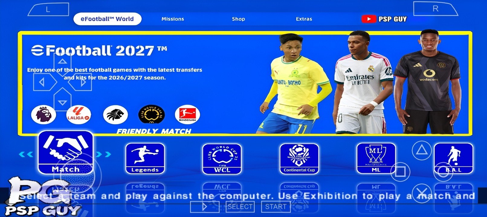 PES 27 PSP BETWAY PREMIERSHIP 🔥