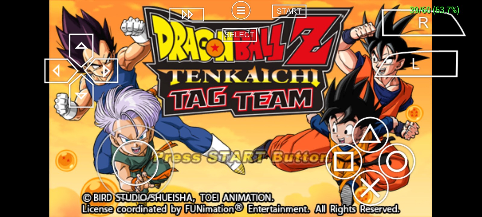 Dragon ball tag team psp